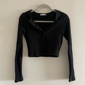 Reformation cropped cardigan